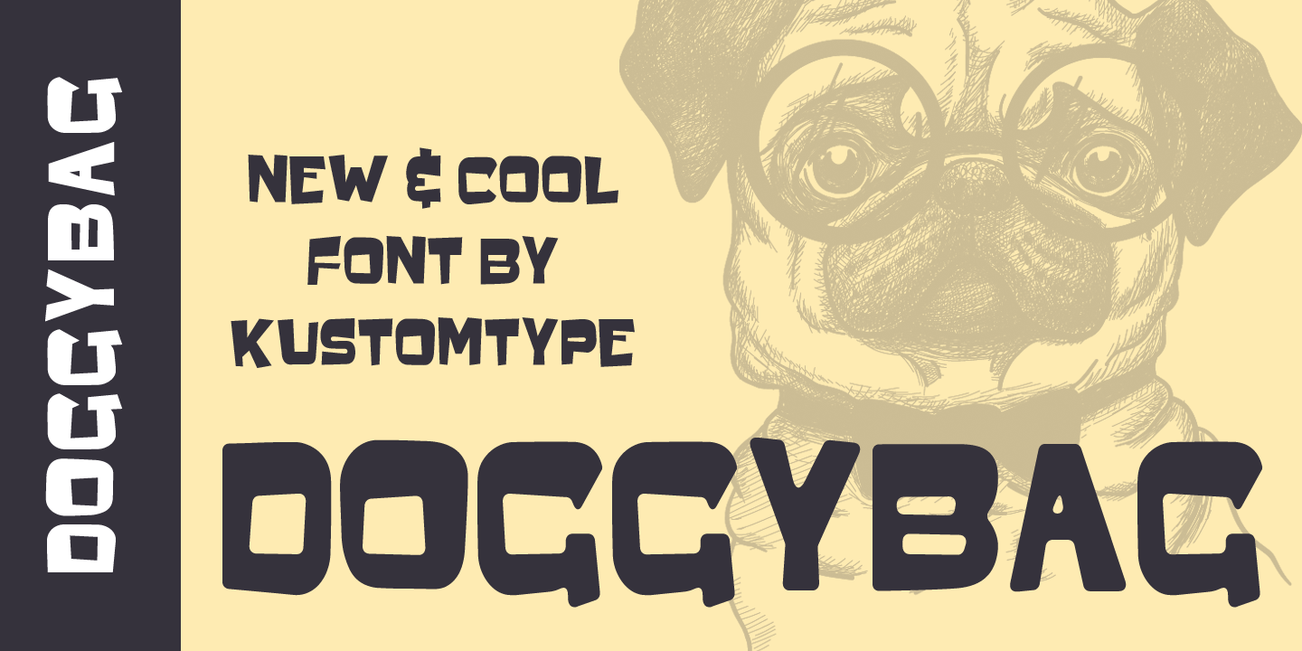 Пример шрифта Doggybag #1